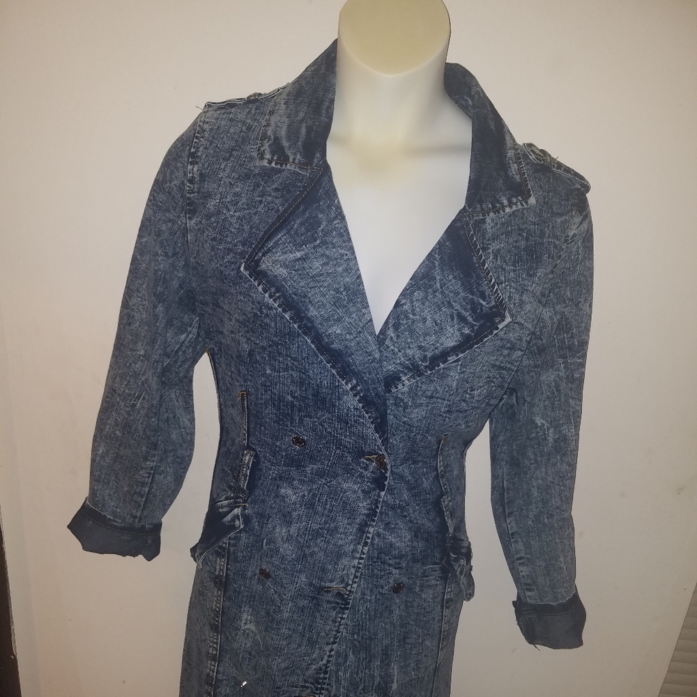 Denim duster
